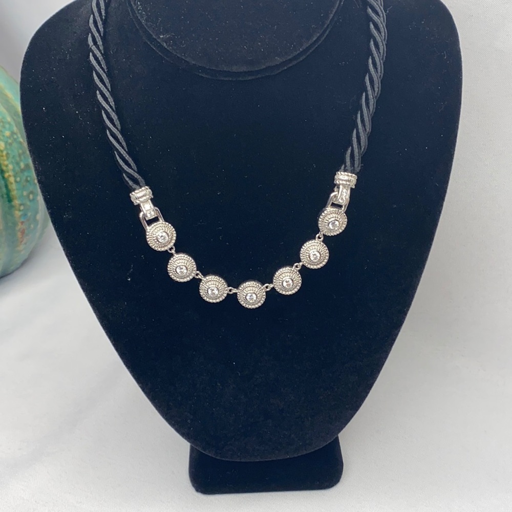 Judith Ripka Hard to find choker with Diamonique Stones 925